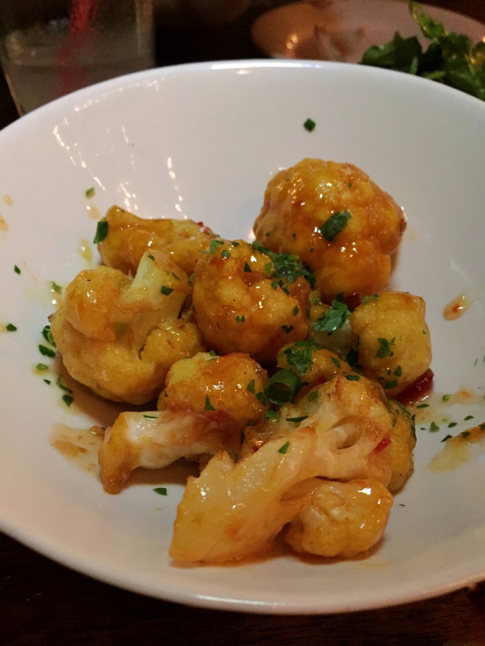 sweet and sour cauliflower