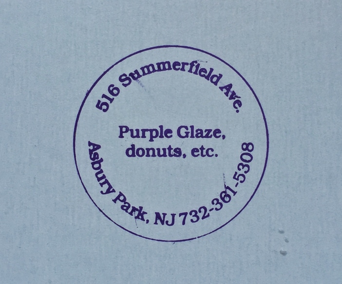 purple glaze donut box